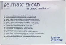 IPS e.max® ZirCAD LT B45 BL (Ivoclar Vivadent)
