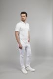 Poloshirt Uni MWM-S2-D white M ()