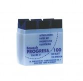 Bausch Progress 100 Streifen 100 blau Plastikspender (Bausch)