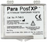 ParaPost® XP™ Temporärstifte 20er Gr. 3 braun (Coltene Whaledent)
