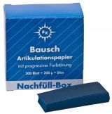 Artikulationspapier Streifen 200 blau Nachfüllbox (Bausch)
