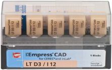 IPS Empress CAD LT I12 D3 (Ivoclar Vivadent)