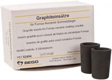 Graphiteinsätze für Fornax®- Keramik-Schmelztigel  (Bego)