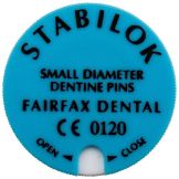 Stabilok Stifte Edelstahl blau fein 20er (Fairfax Dental)