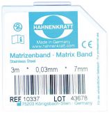 Matrizenband 3m Stärke 0,03mm - Breite 7mm (E. Hahnenkratt)