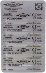 Diamant FG 233 Pckg. 5 St. grün ISO 010 (Horico)