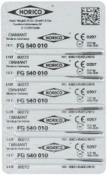 Diamant FG 540 Pckg. 5 St. ISO 010 (Horico)