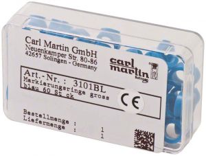 Markierungsringe Maxi Ø 5mm blau (Carl Martin)